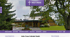 Desktop Screenshot of holycrossvictoria.org